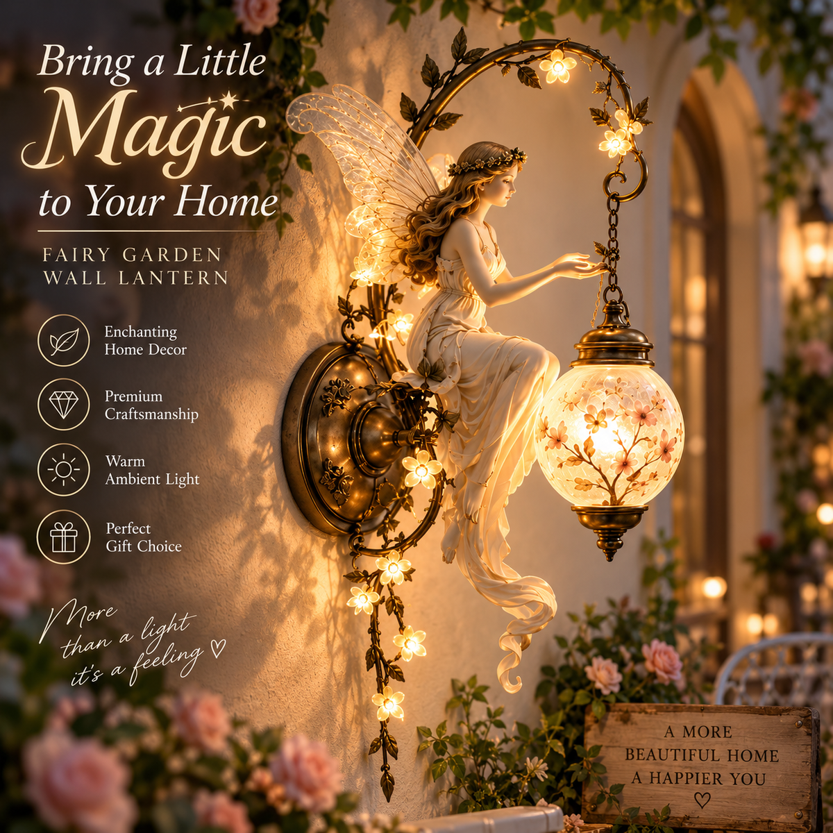 Mermaid Pearl Wall Light in an ocean-inspired room setting