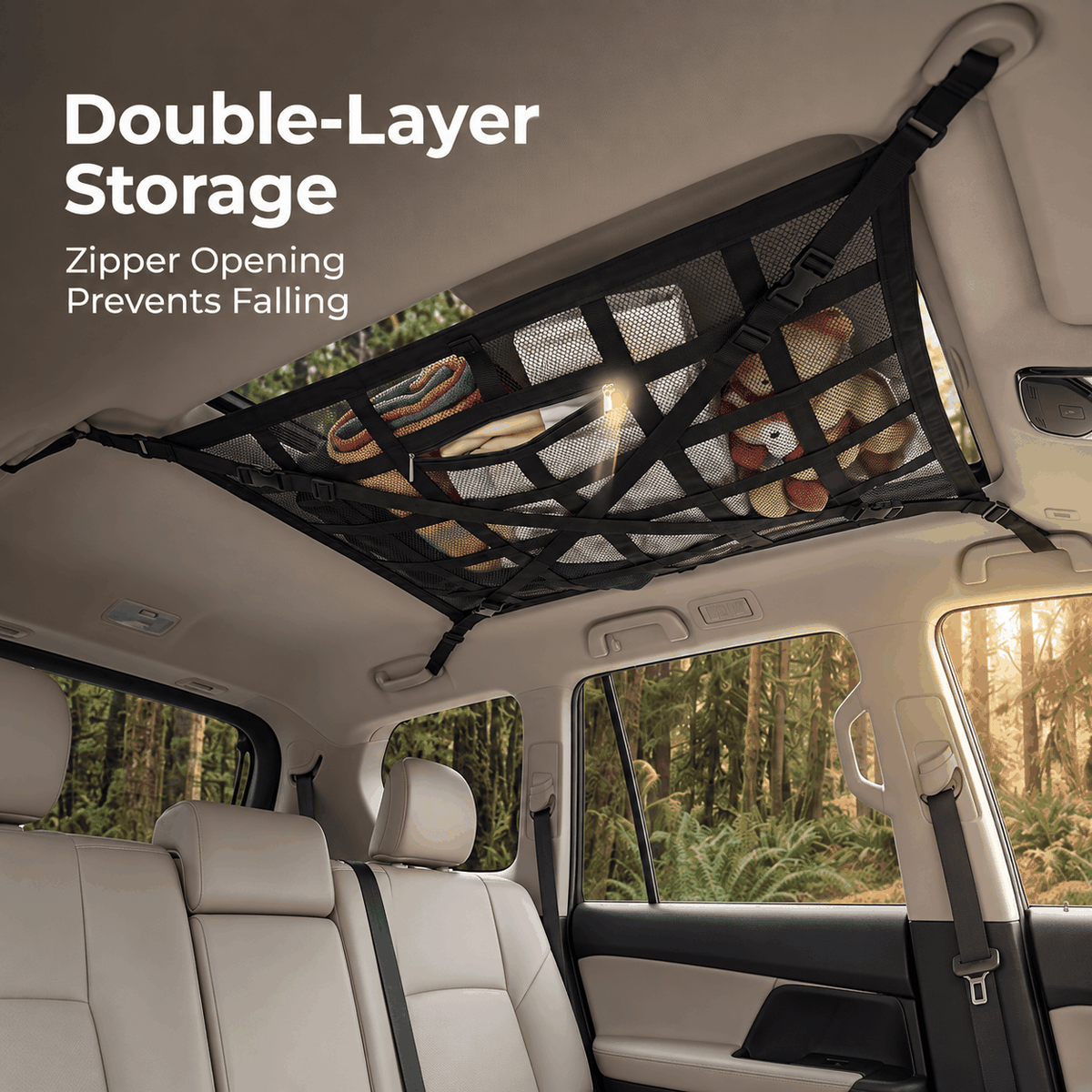 SkyStow double layer car roof storage