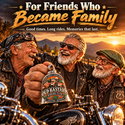🏍️🔔 Old Bastards Riders Club Bell 🔥🛣️