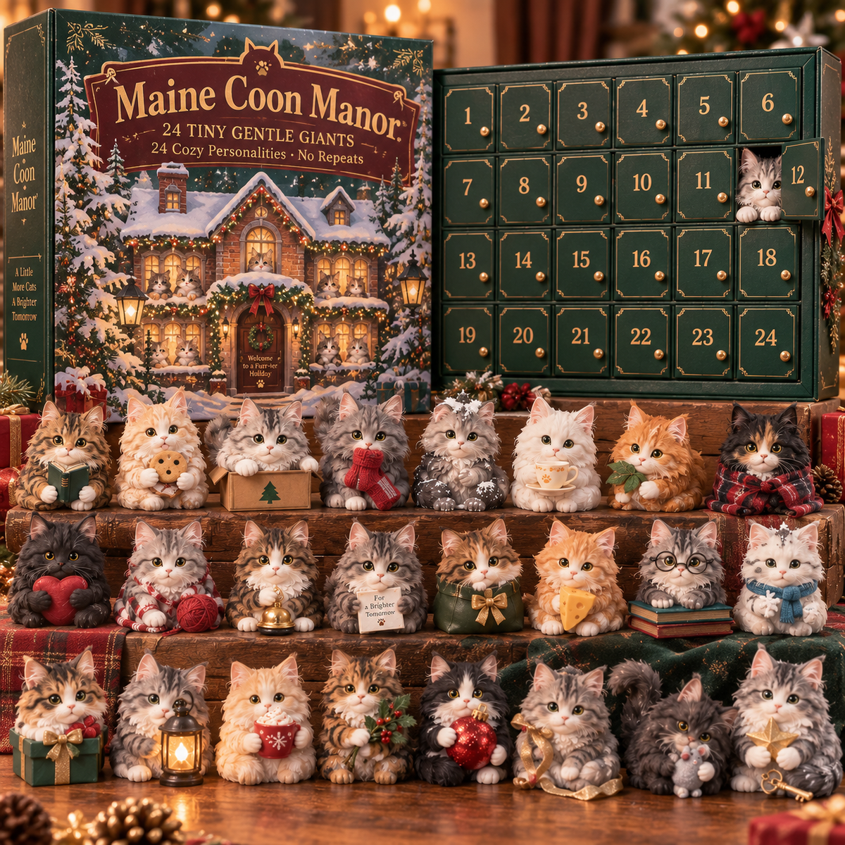 Maine Coon Manor 24 Maine Coon collectibles