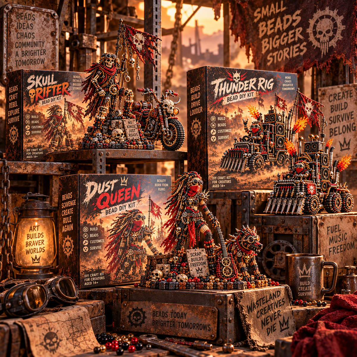 🔥 Wasteland Warriors™ Bead DIY Kit