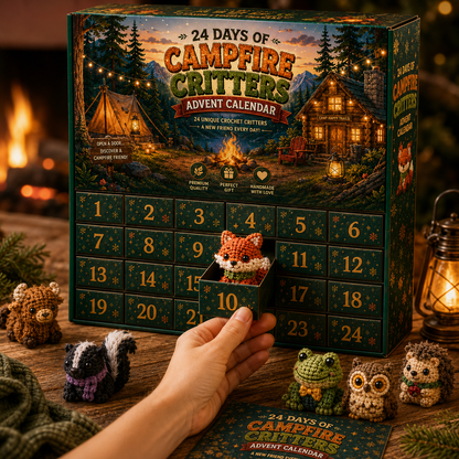 🔥 24 Days of Campfire Critters Advent Calendar 🦊🌲