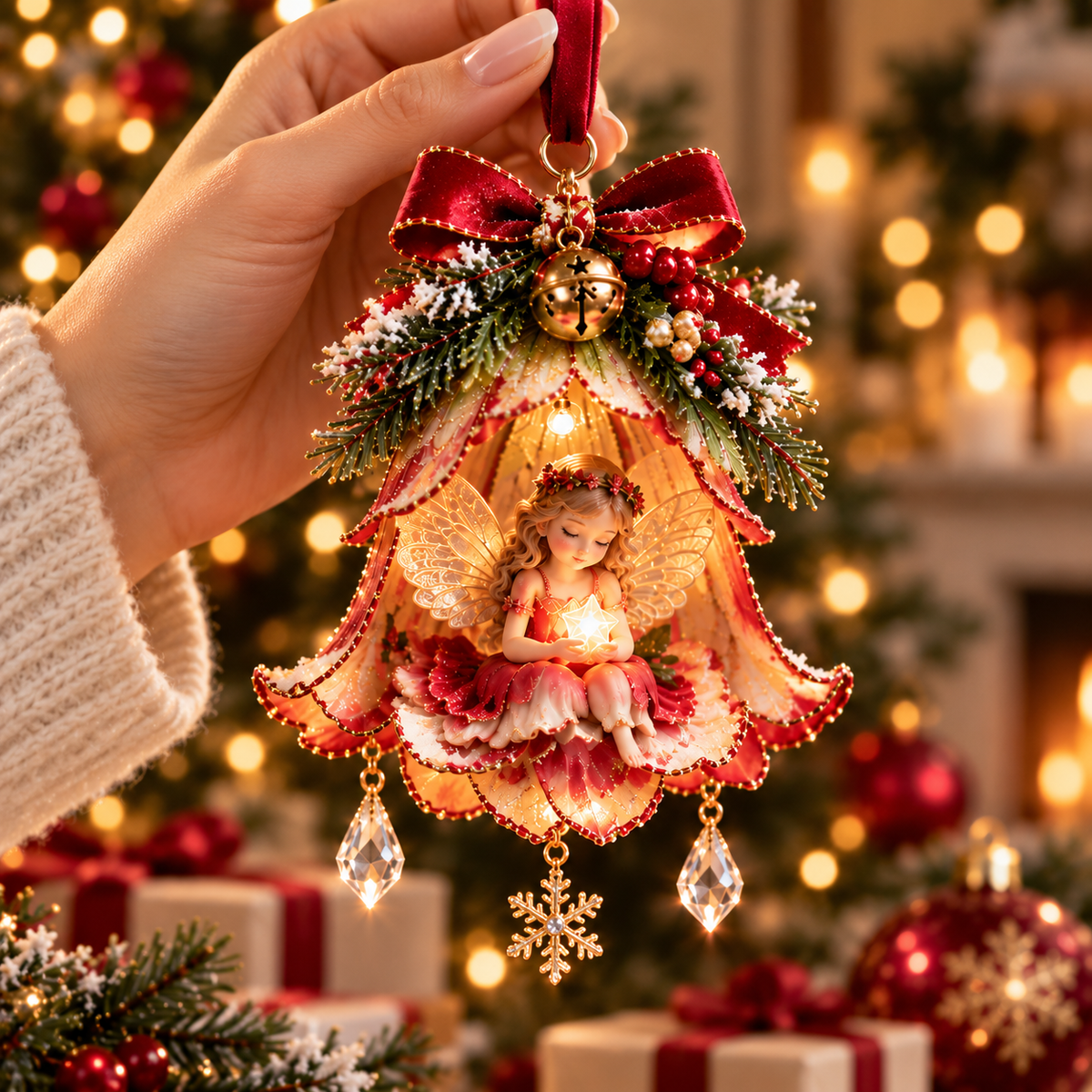 🧚‍♀️✨ Enchanted Fairy Bell Christmas Ornament™