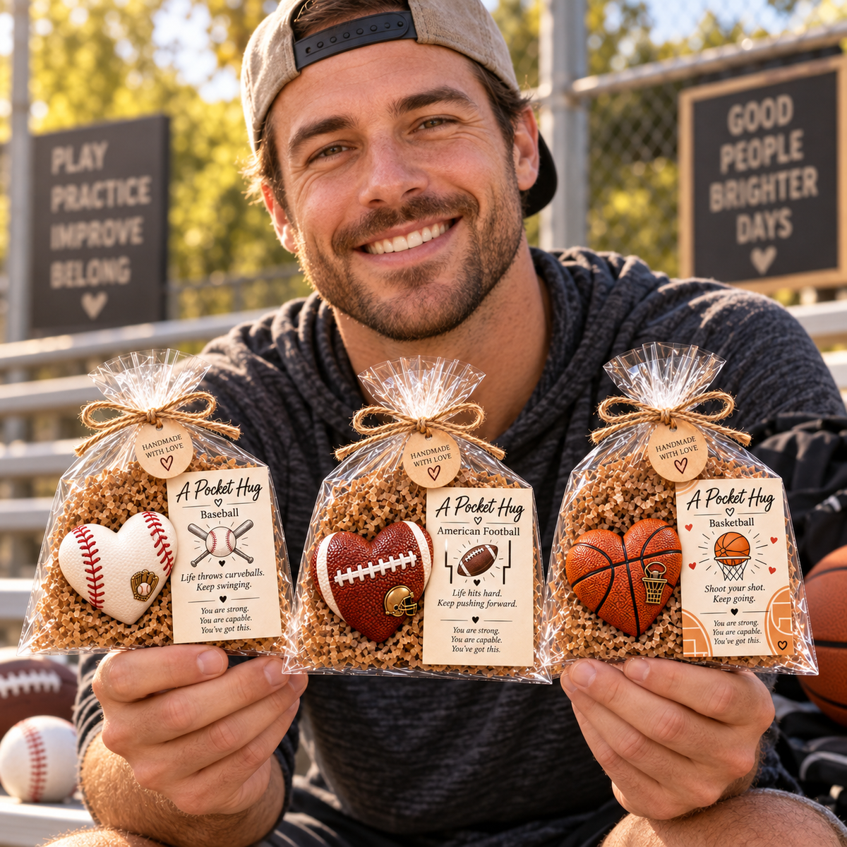 Sports Pocket Hug athlete gift