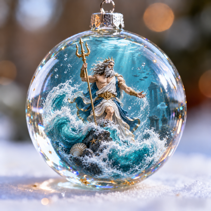 🏛️✨ Legends of Olympus Christmas Ornament Collection