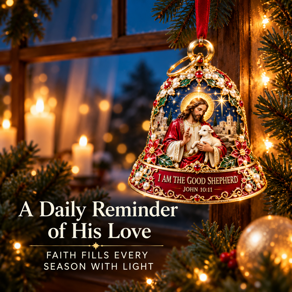 A Daily Reminder of His Love Christmas bell