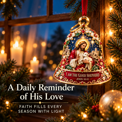 🎄 The Sacred Christmas Scripture Bell Collection™ – 7 Faith-Inspired Jesus & Nativity Heirloom Ornaments