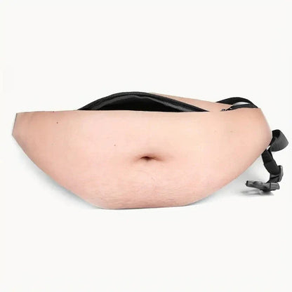 😂 Dad Bod Belly Fanny Pack – Hilariously Realistic Gag Waist Bag