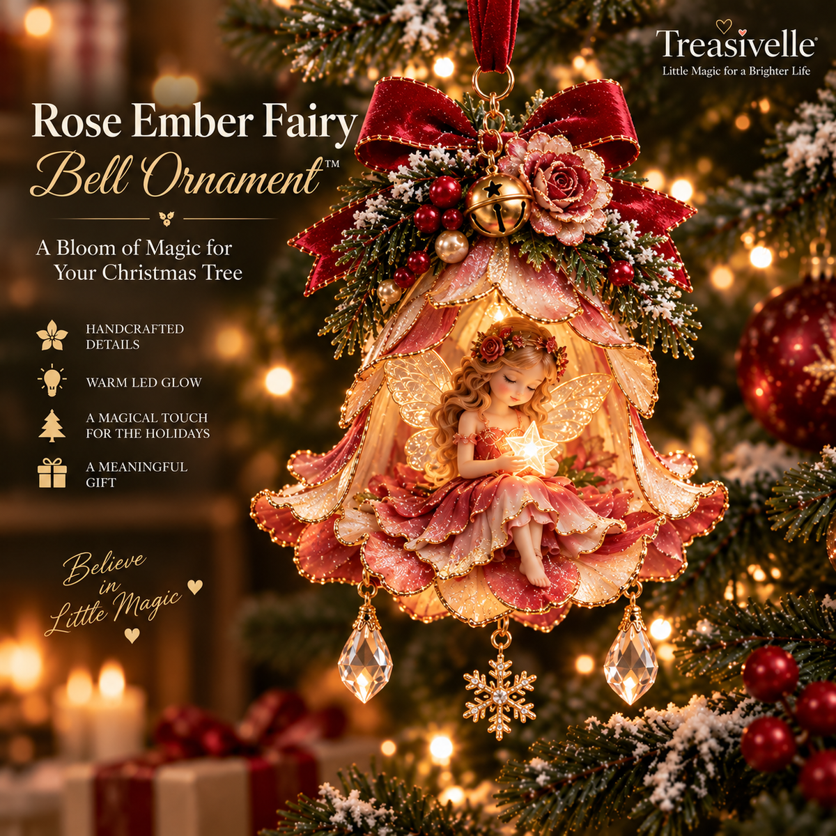 🧚‍♀️✨ Enchanted Fairy Bell Christmas Ornament™