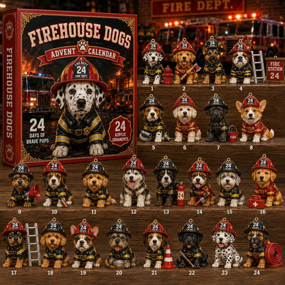 🔥🐾 24 Days of Brave Pups – Firehouse Dogs Advent Calendar 🚒🎄