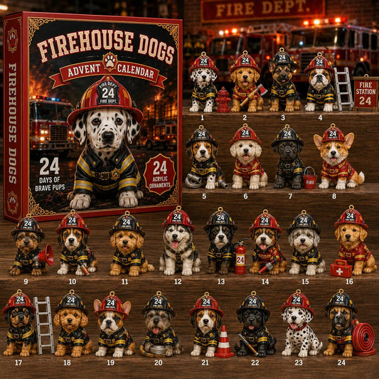 🔥🐾 24 Days of Brave Pups – Firehouse Dogs Advent Calendar 🚒🎄