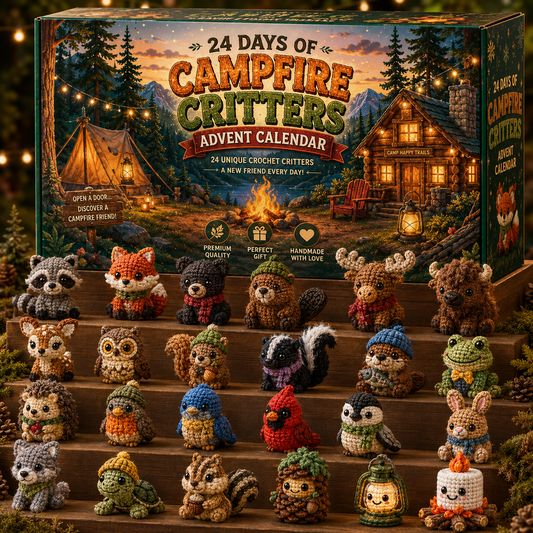 🔥 24 Days of Campfire Critters Advent Calendar 🦊🌲