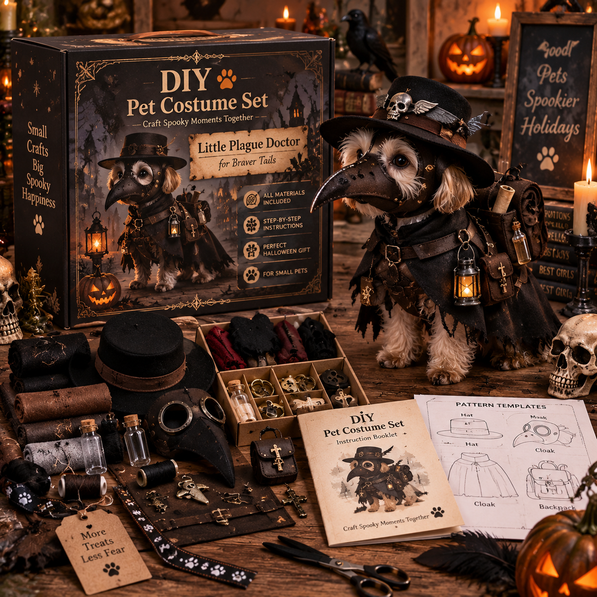 Little Plague Doctor DIY Pet Costume