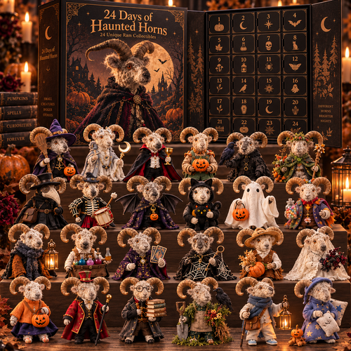 🎃🐏 24 Days of Haunted Horns Halloween Advent Calendar