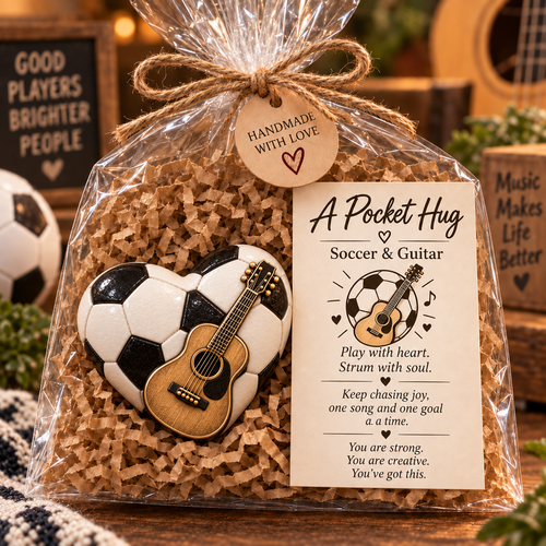 🏆 Sports Pocket Hug – Inspirational Keepsake Gift for Athletes & Sports Lovers ❤️