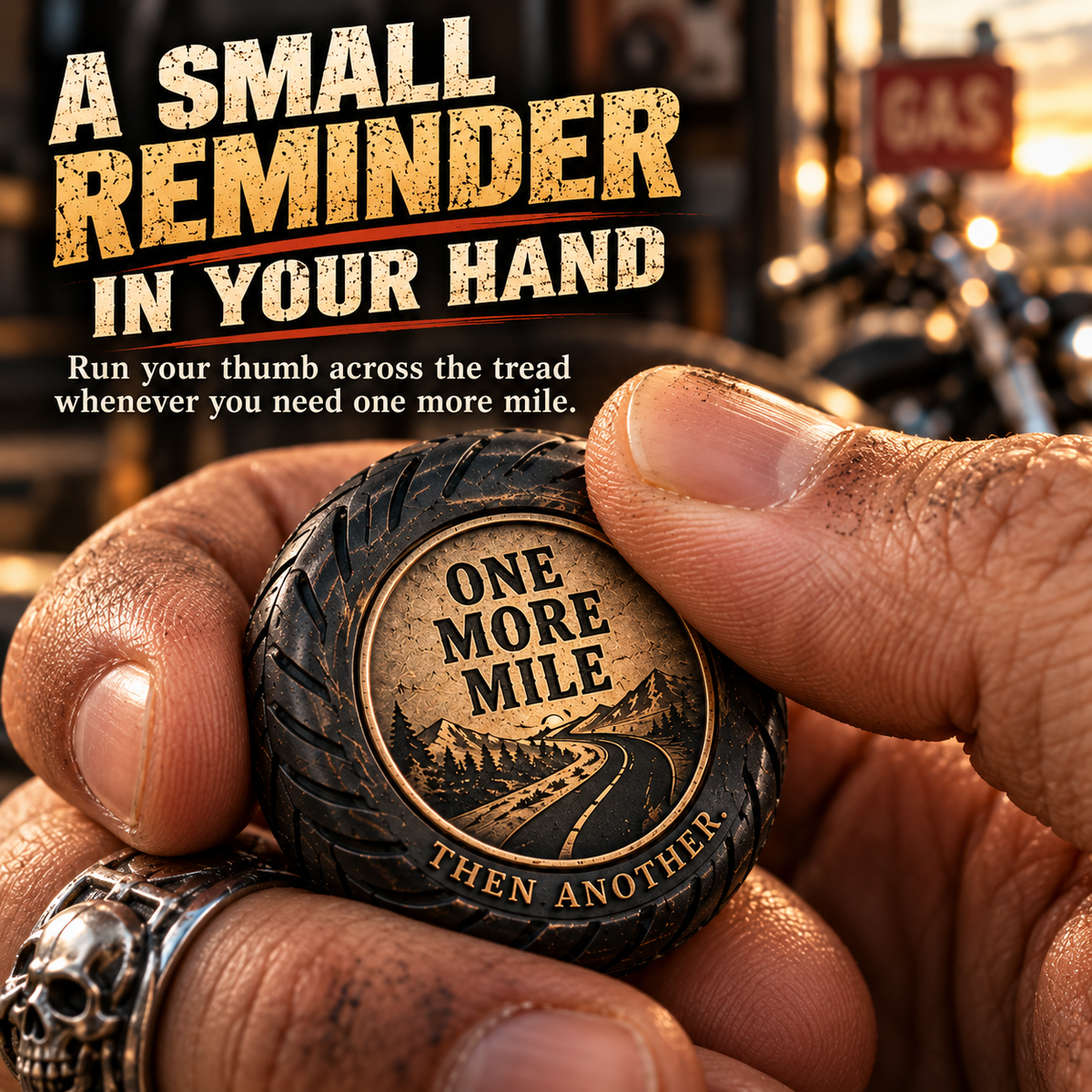 🏍️ One More Mile™ Pocket Hug for Riders