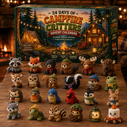 🔥 24 Days of Campfire Critters Advent Calendar 🦊🌲