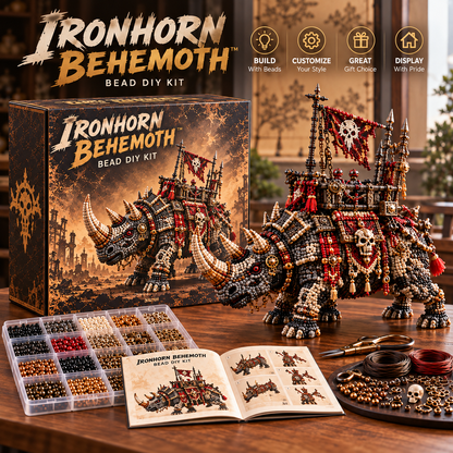 🐲⚔️ Primal Beast Riders™ Bead DIY Kit Collection – Build Your Own Legendary War Beasts