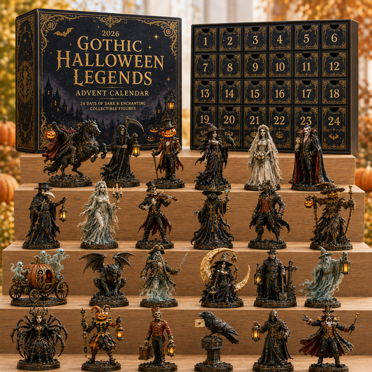 🎃 2026 Gothic Halloween Legends Advent Calendar – 24 Dark Collectible Figures