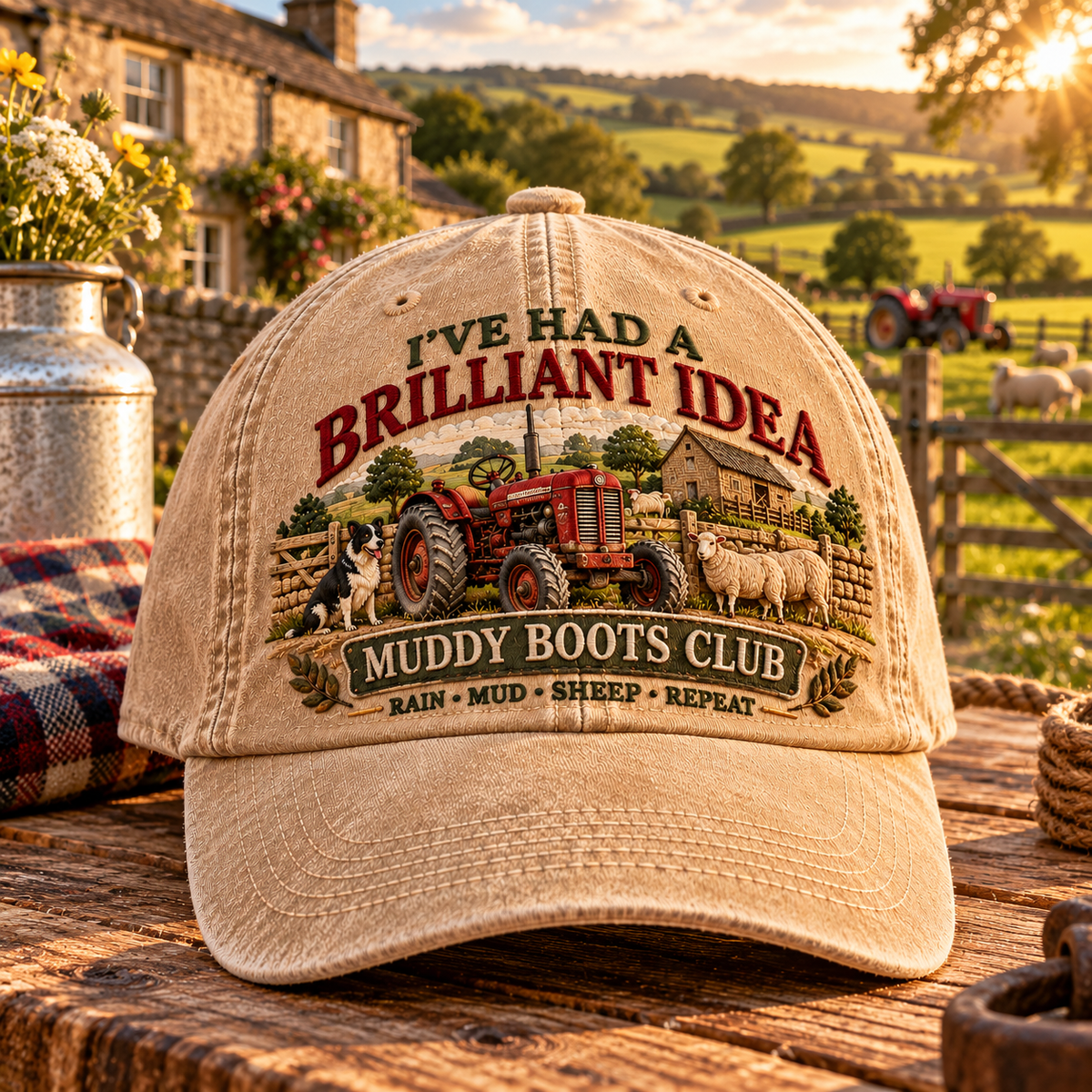 Muddy Boots Club vintage farm cap