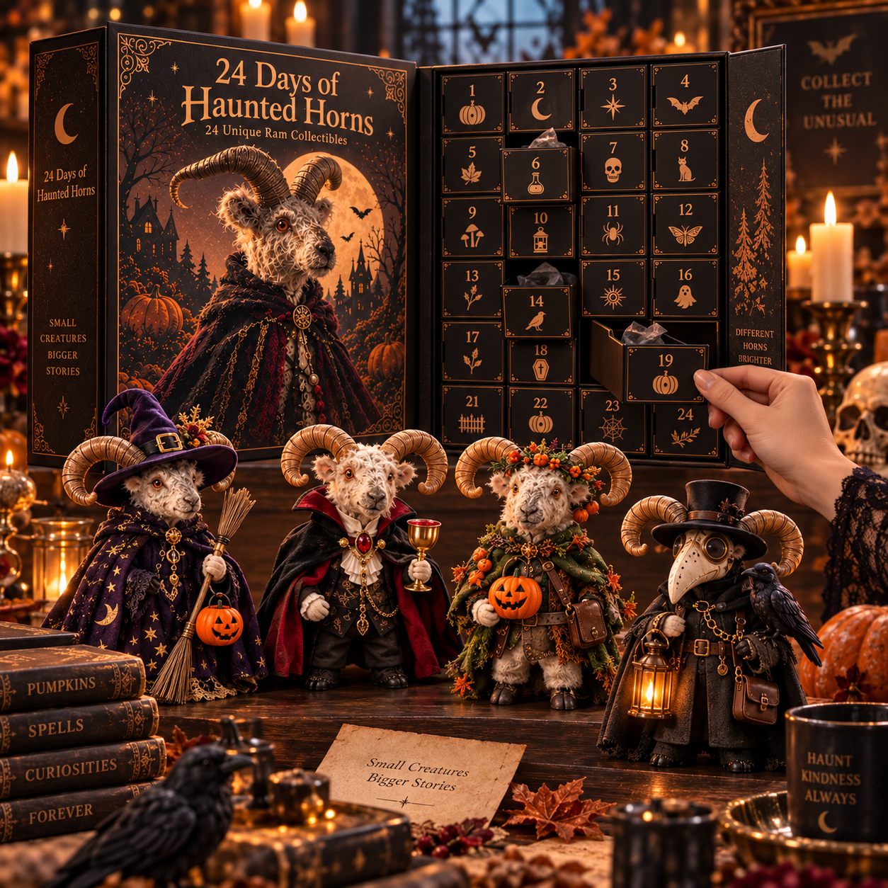 🎃🐏 24 Days of Haunted Horns Halloween Advent Calendar