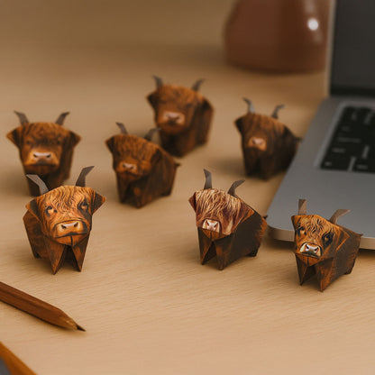 🐑🐄🐦 Fold & Friends™ – 50-Piece Origami Animal Paper Craft Kit