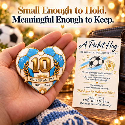 ⏰Limited Stock 50% OFF - ⚽ Pocket Hug Commemorating a Legend 💙