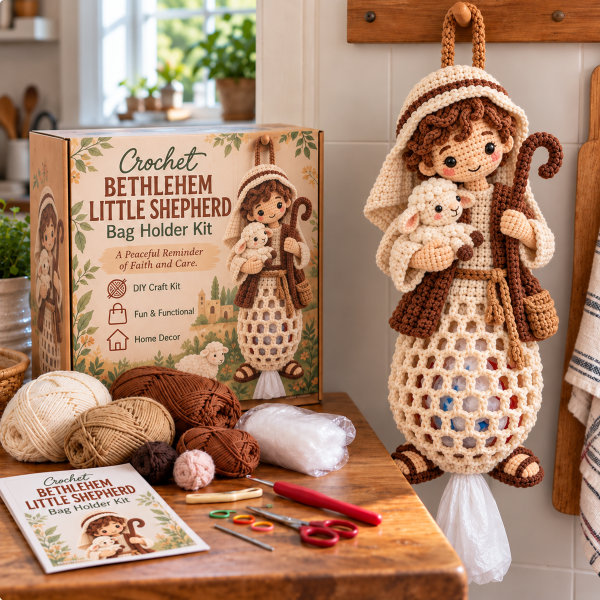 ✝️🙏Blessed Home Crochet Bag Holder Collection ✨🧶