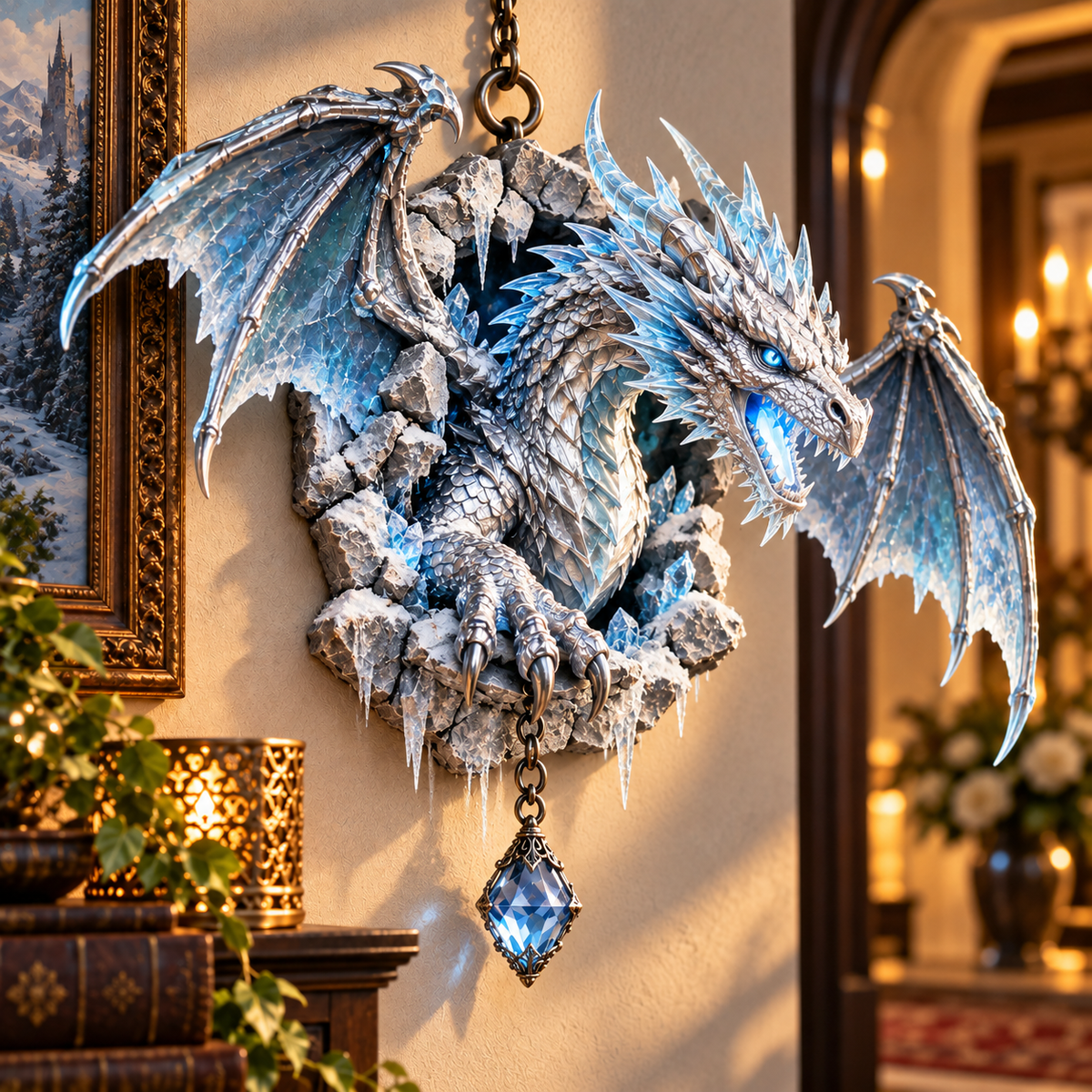 🐉✨ Dragon Rift Guardian™ – 3D Breaking-Through Dragon Wall Hanging