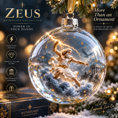 🏛️✨ Legends of Olympus Christmas Ornament Collection