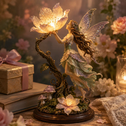 🌙✨ Fairy Flower Night Light – Enchanted Floral LED Lamp for Cozy Home Décor