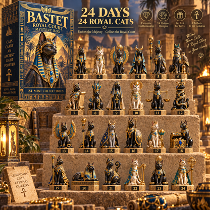 ✨ Ancient Egypt Cat Legends™ – 24 Pharaoh Cat Mystery Collectibles