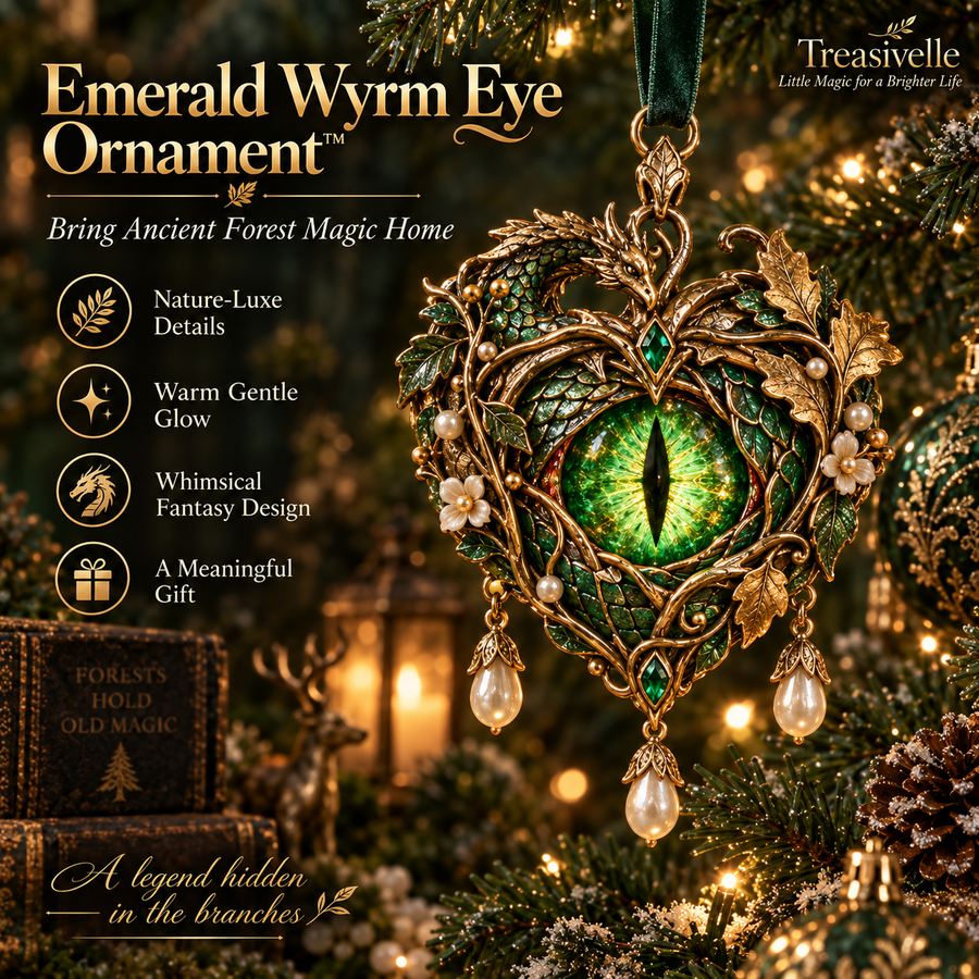 Emerald Wyrm Dragon Eye Ornament