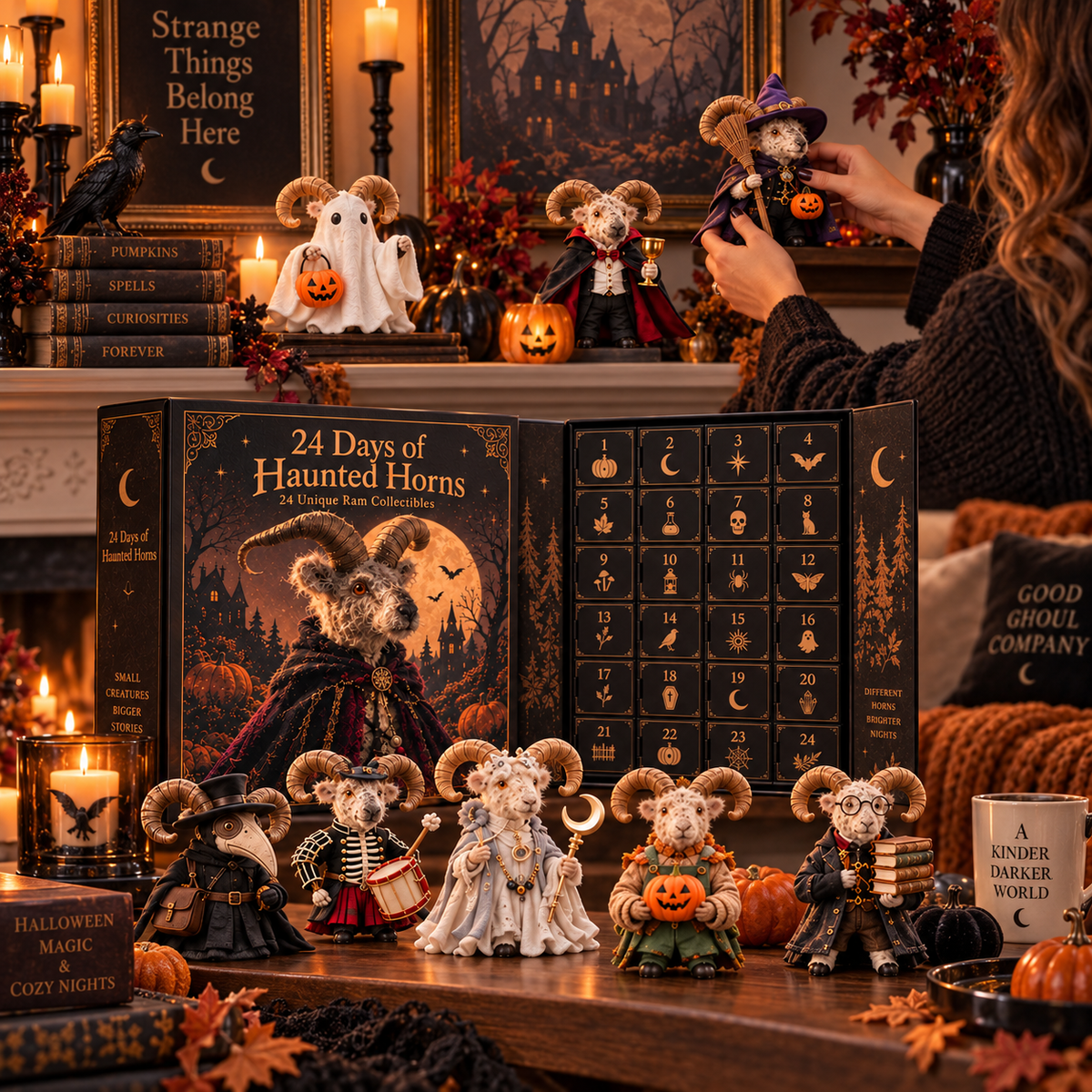 🎃🐏 24 Days of Haunted Horns Halloween Advent Calendar