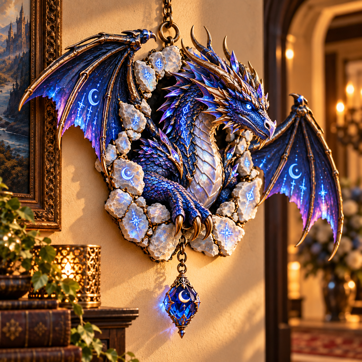 🐉✨ Dragon Rift Guardian™ – 3D Breaking-Through Dragon Wall Hanging
