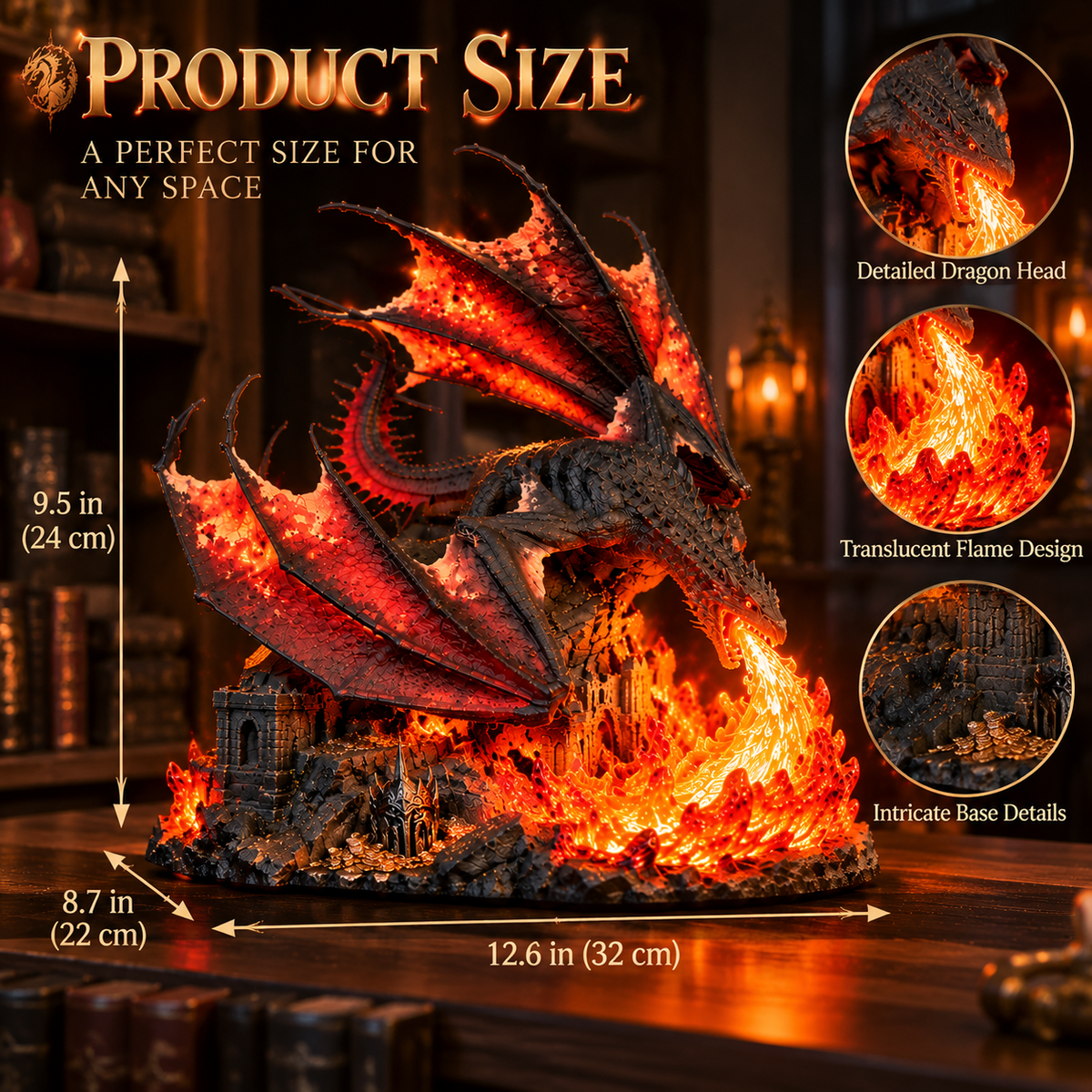 Dragon Realm Guardian product dimensions