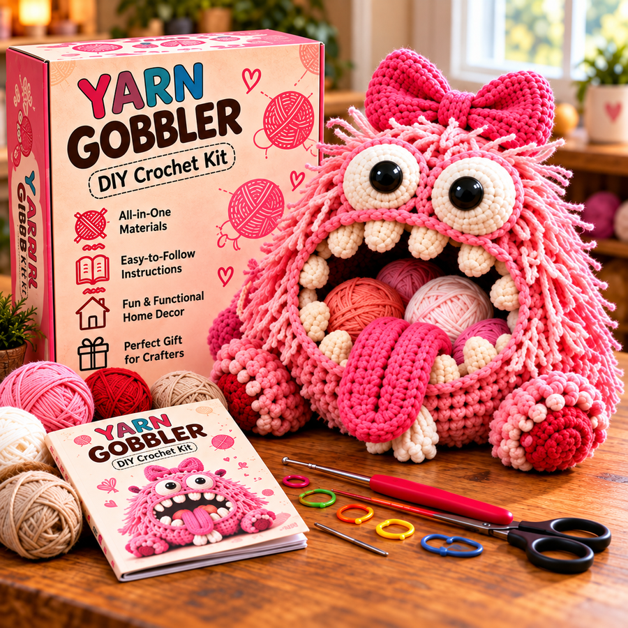 Pretty Pink Yarn Gobbler