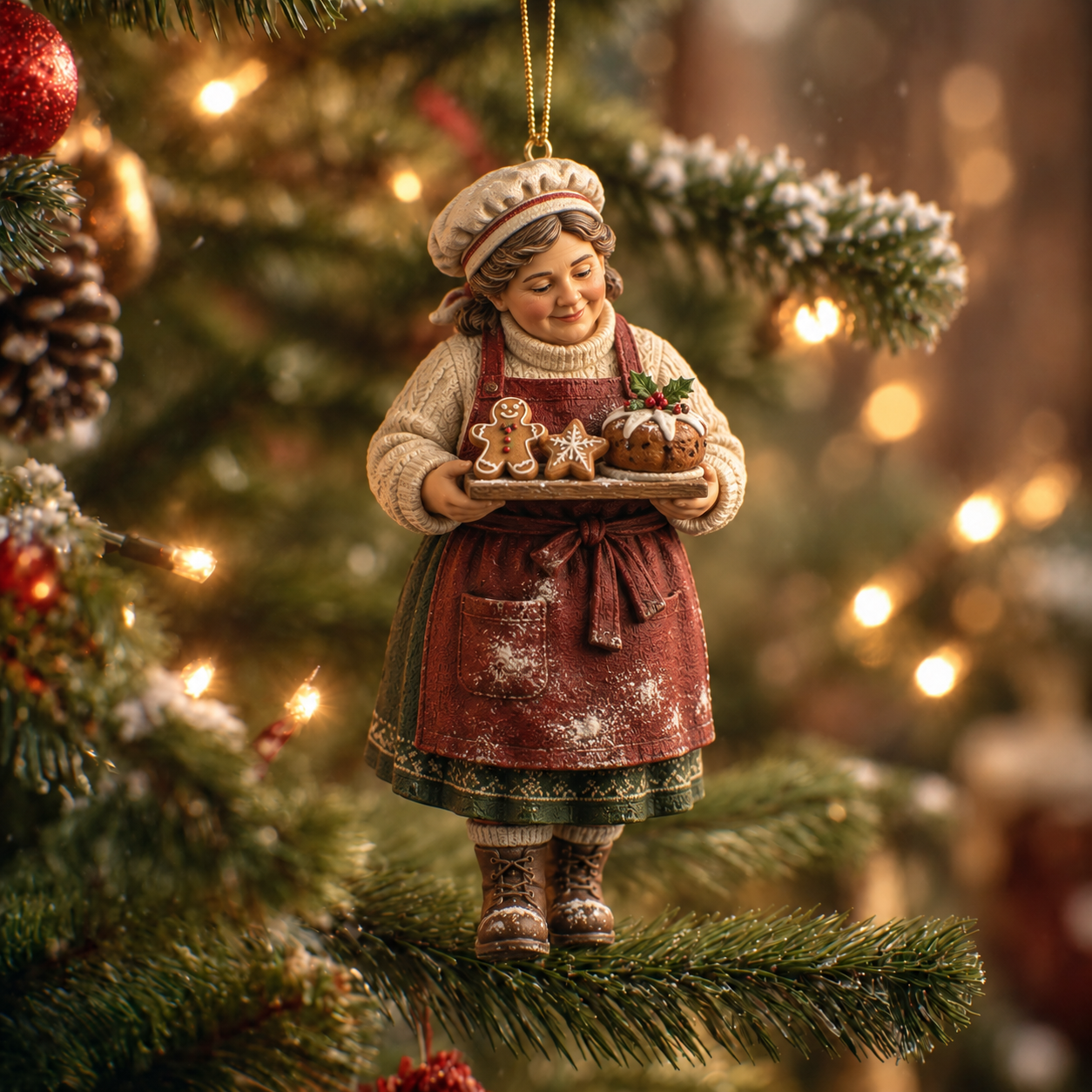 Christmas ornament collection display