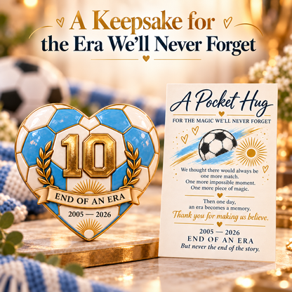 ⏰Limited Stock 50% OFF - ⚽ Pocket Hug Commemorating a Legend 💙