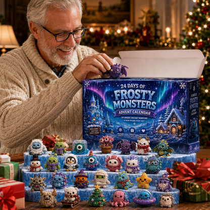 ❄️ 24 Days of Frosty Monster Christmas Advent Calendar – 24 Unique Winter Creature Collectibles