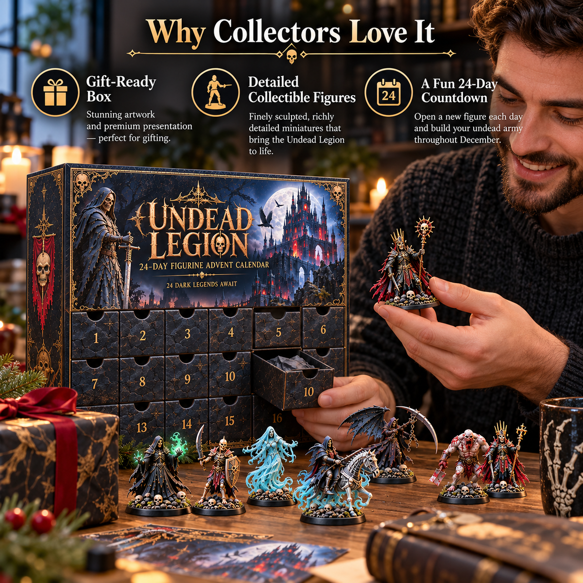 Undead Legion advent calendar as fantasy collector gift