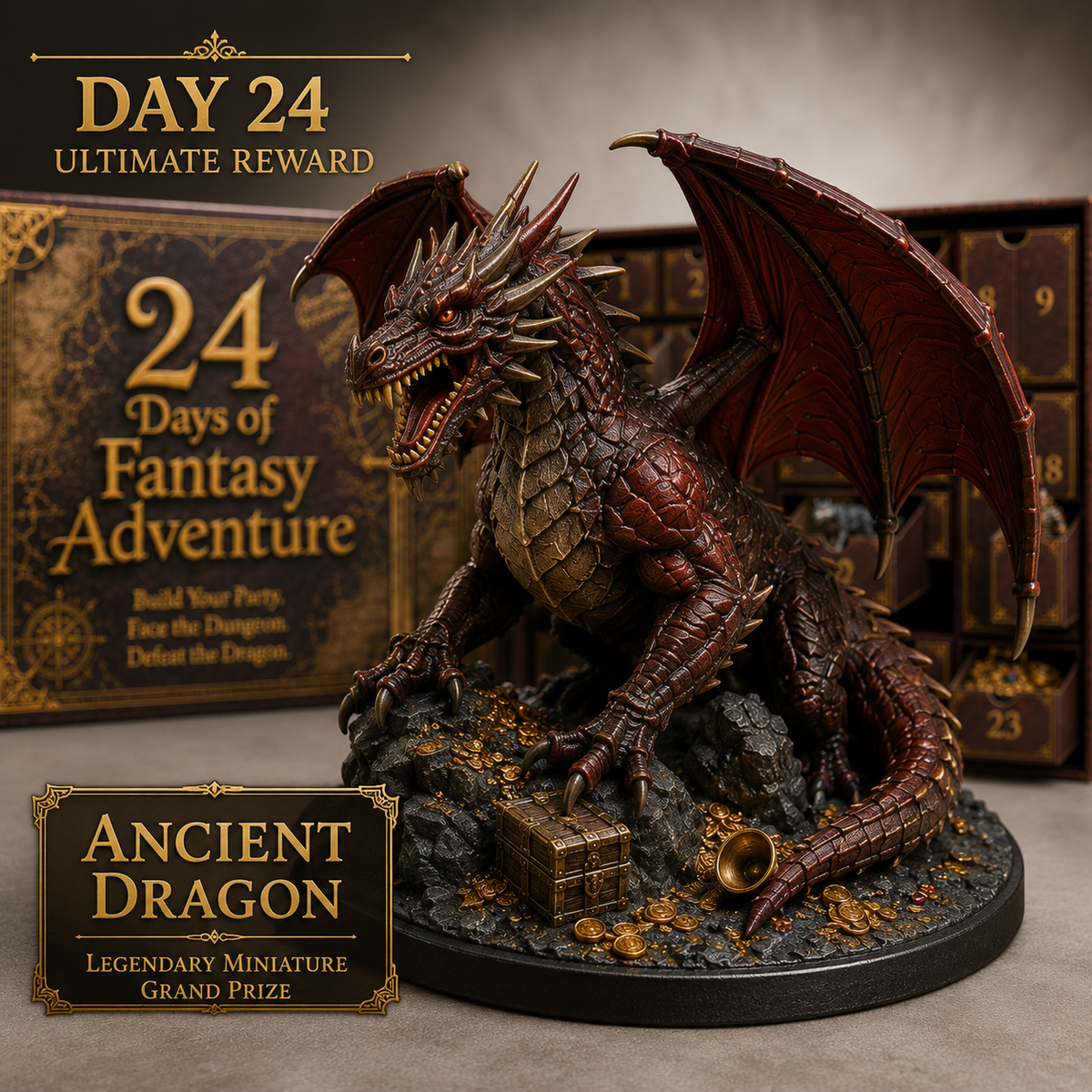 🐉 24 Days of Fantasy Quest Advent Calendar 2026 | Heroes, Monsters & Dragon Finale