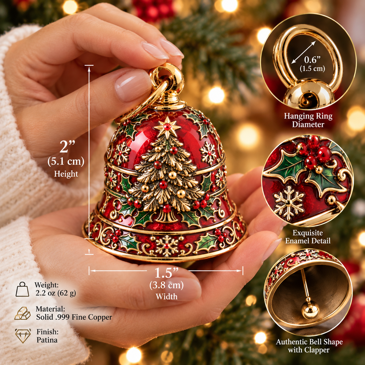 🔔✨ Christmas Blessing Bell™ – From the Tree to the Open Road