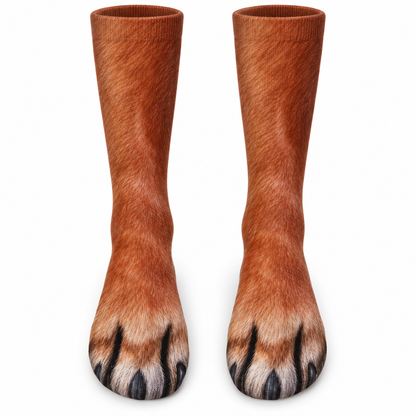 😂3D Realistic Animal Paw Socks – Funny Pet Reaction Novelty Socks 🐾