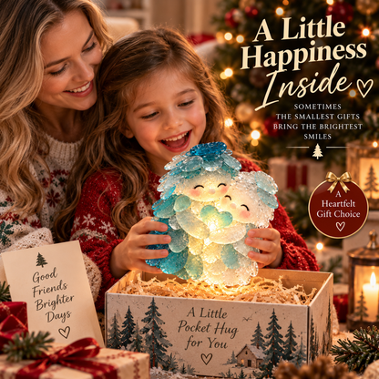 ✨ Sea Glass Pocket Hugs™ – Glowing Friendship & Christmas Keepsake Light