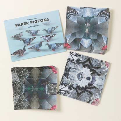 🐑🐄🐦 Fold & Friends™ – 50-Piece Origami Animal Paper Craft Kit