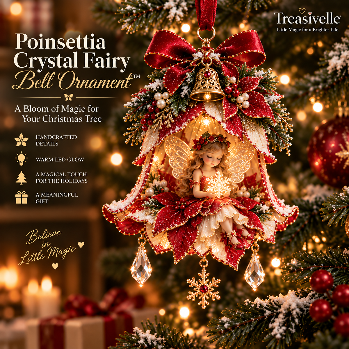 🧚‍♀️✨ Enchanted Fairy Bell Christmas Ornament™