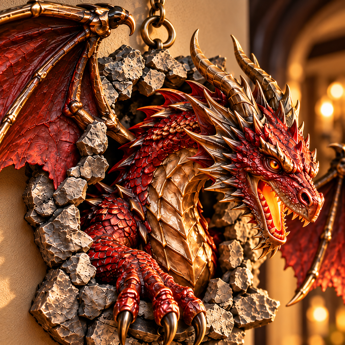 Dragon Rift Guardian close-up detail