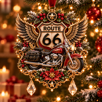 Motorcycle Christmas Ornament Collection – Biker Rider Holiday Tree Decor 🏍️🎄