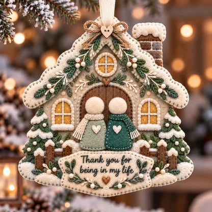 🔥Last Day 50% OFF- 🎄 Handcrafted Felt Christmas Keepsake Ornament | A Meaningful Gift for Someone Special